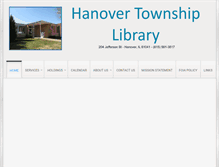 Tablet Screenshot of hanover-lib.org